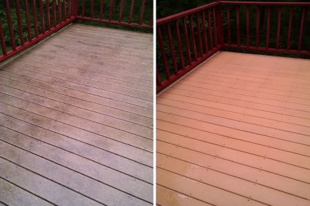Deck cleaning